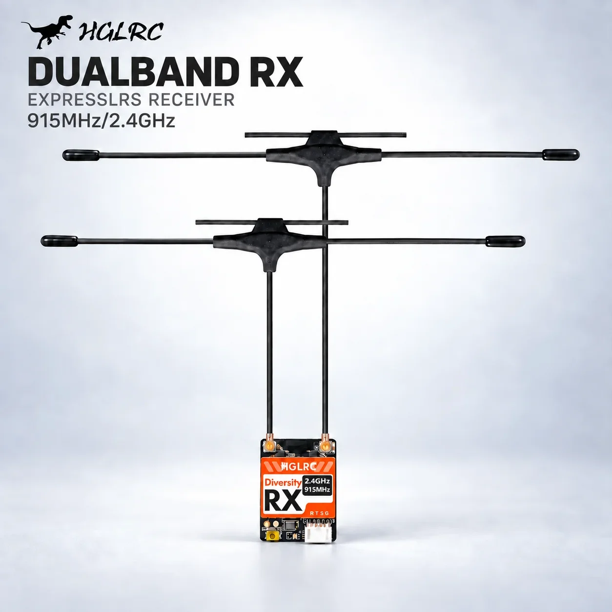 Antenna 2.4Ghz - HGLRC Çift Bantlı RX ExpressLRS Alıcısı,