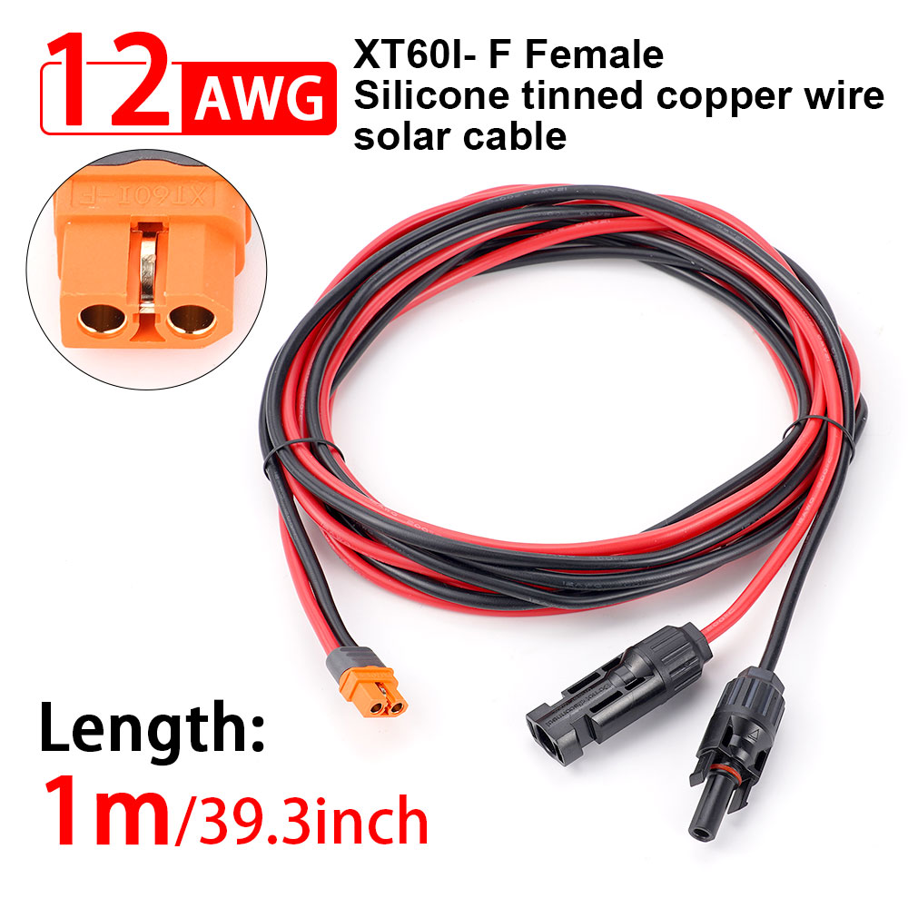 Ipex Connector - 1/2/3 M Güneş Konektörü XT60I-F Adaptörü