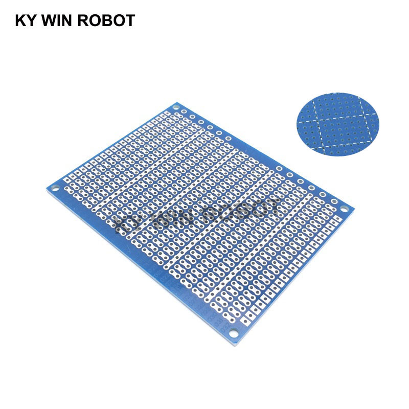 Pcb Prototyping Board - 1 adet DIY 7*9CM Mavi Tek