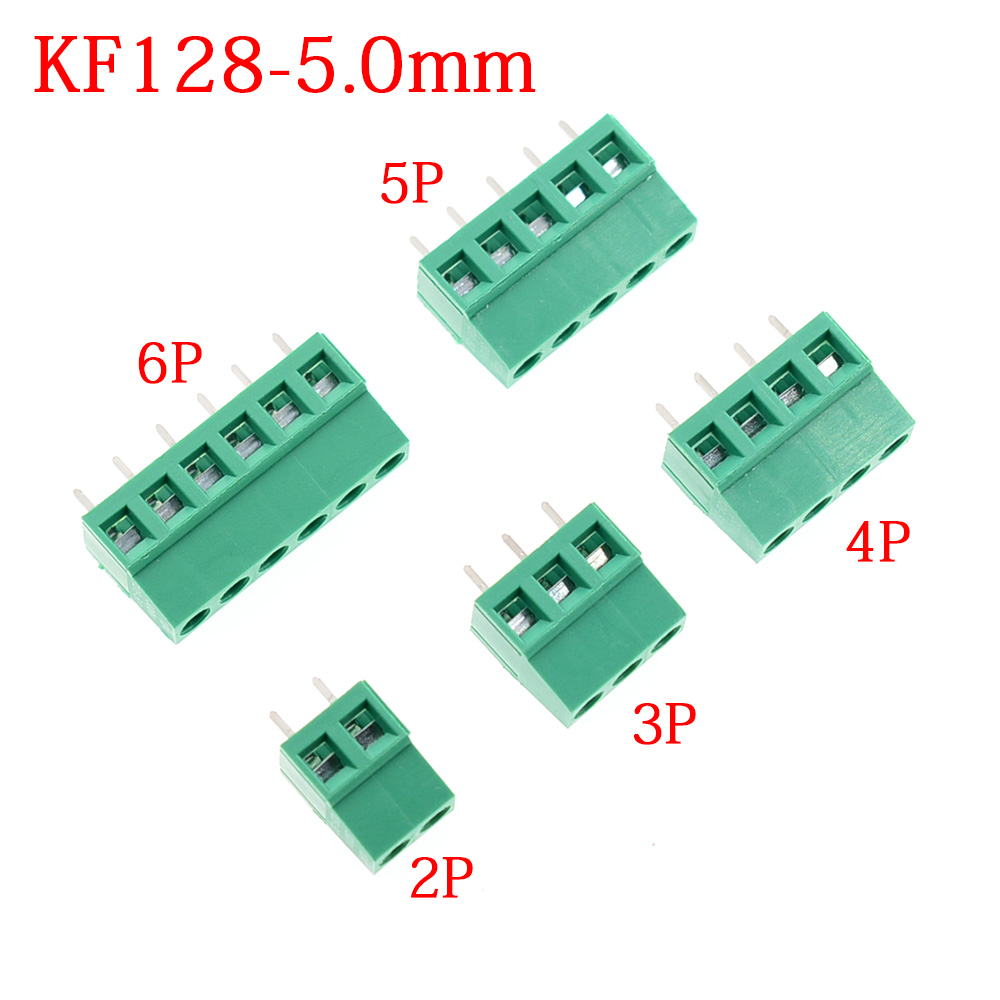 Screw Terminal Block - 10/50 adet KF128-5.0mm KF128 5.0 PCB