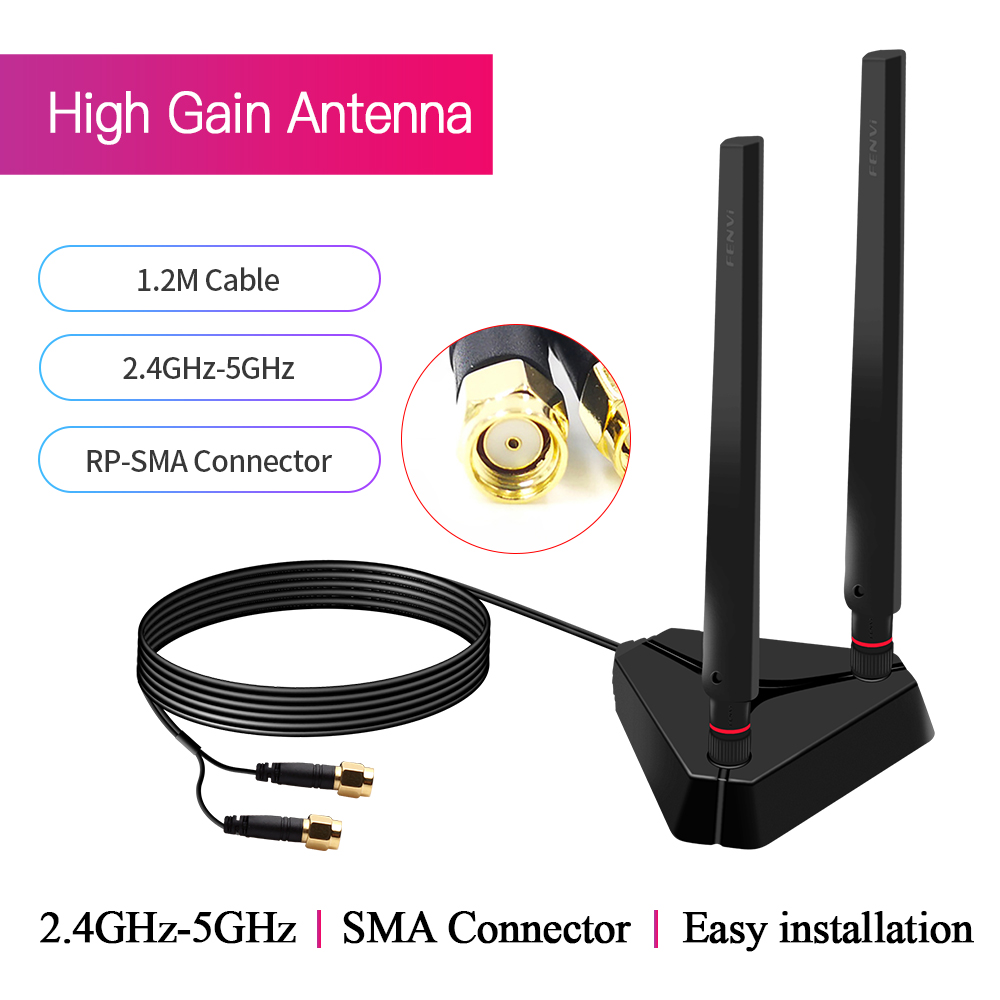 Ipex Connector - WiFi Anteni RP-SMA Erkek Konnektör Çift