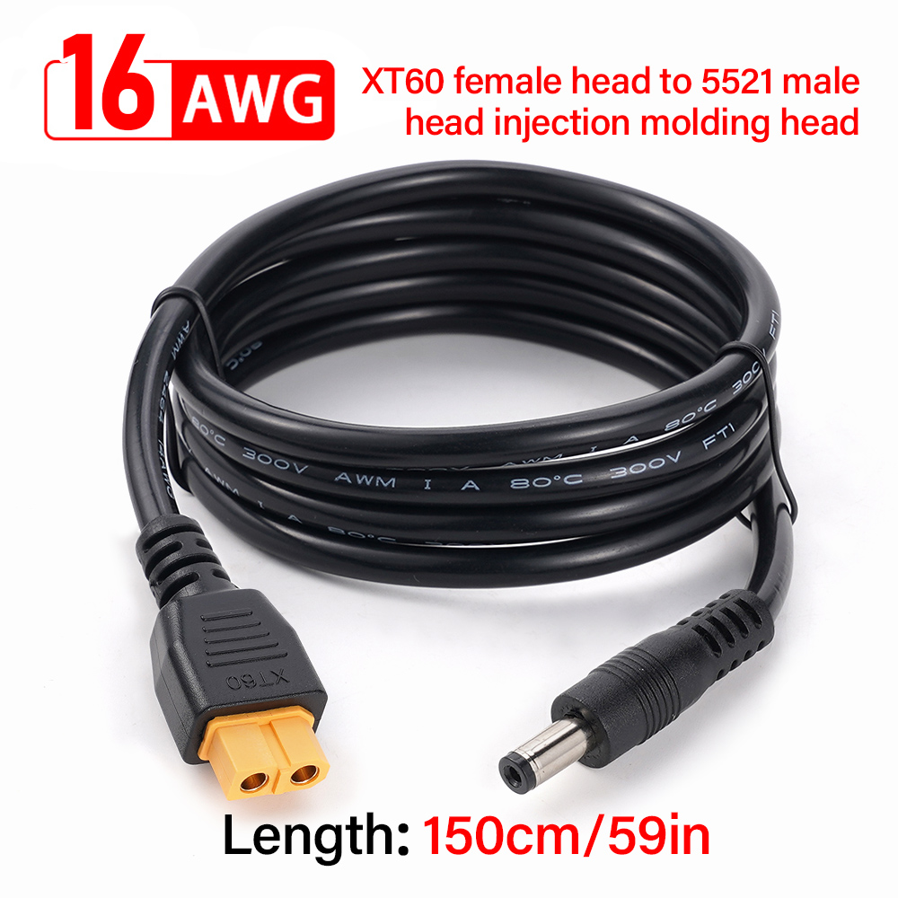 Ipex Connector - XT60 dişi konnektör DC5521 Erkek Güç