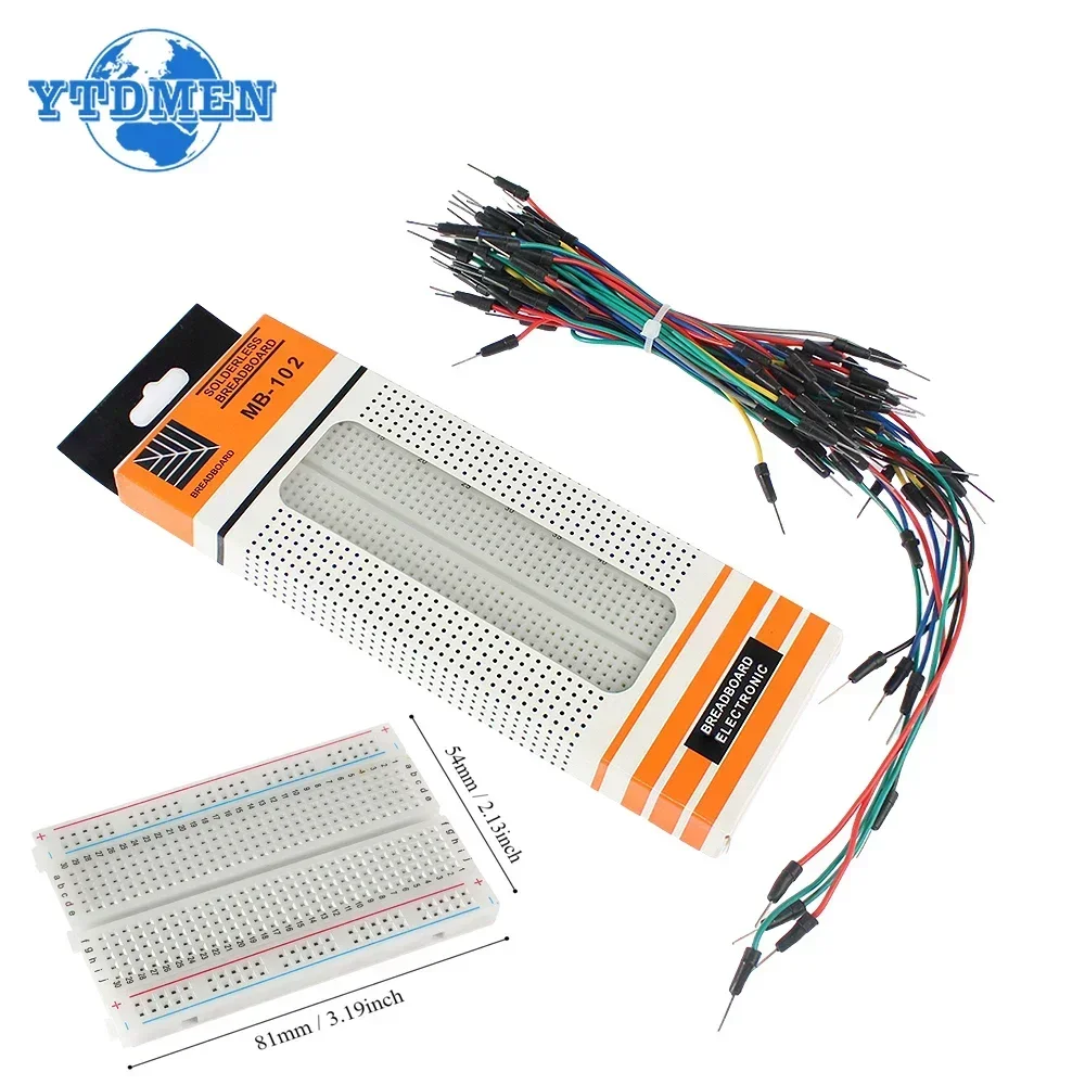 Breadboard 400 Point - MB-102 Breadboard 400 830 Nokta Lehimsiz