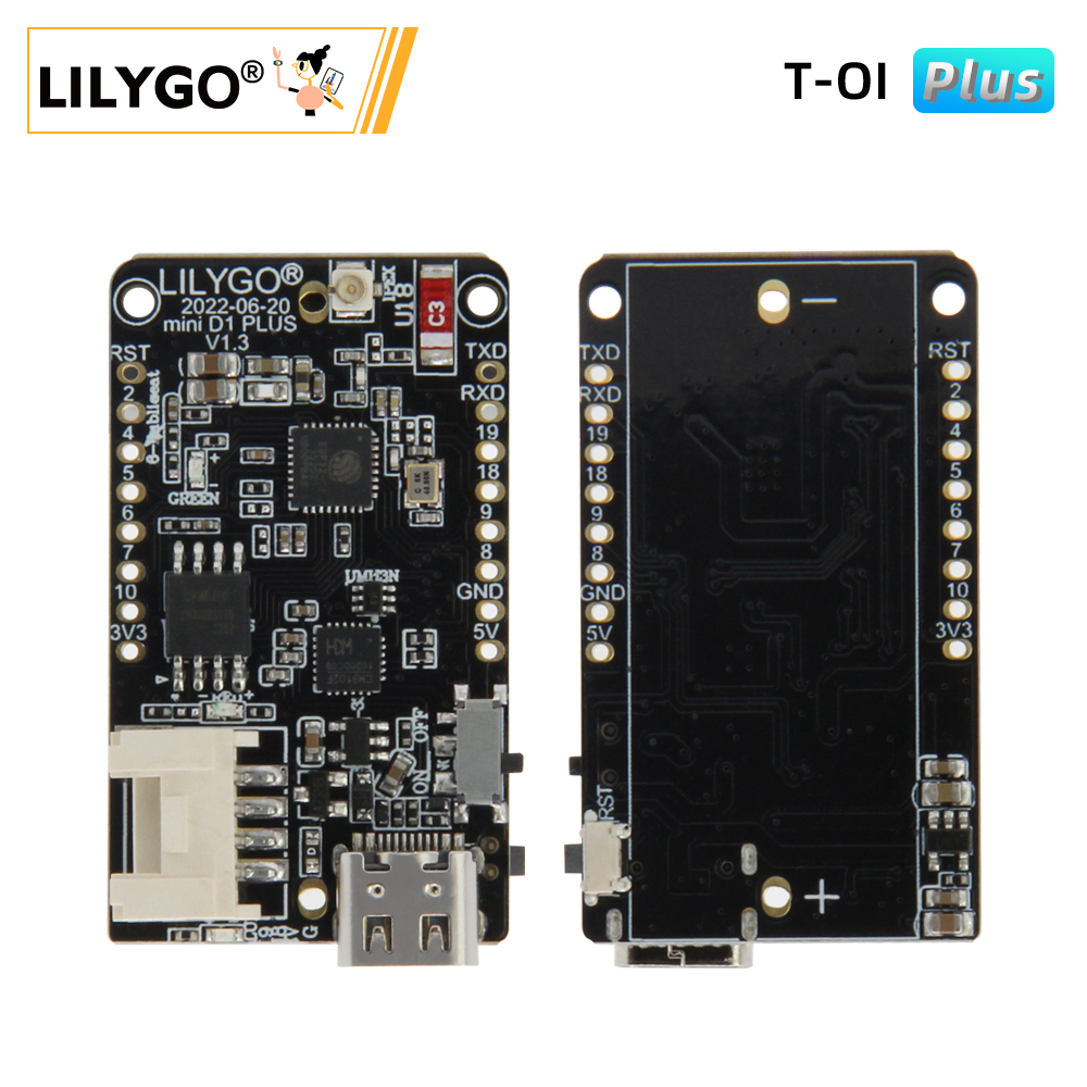 LILYGO® TTGO T-OI Plus ESP32-C - Esp32 Battery Holder Lipo incelemesi ve fiyatı