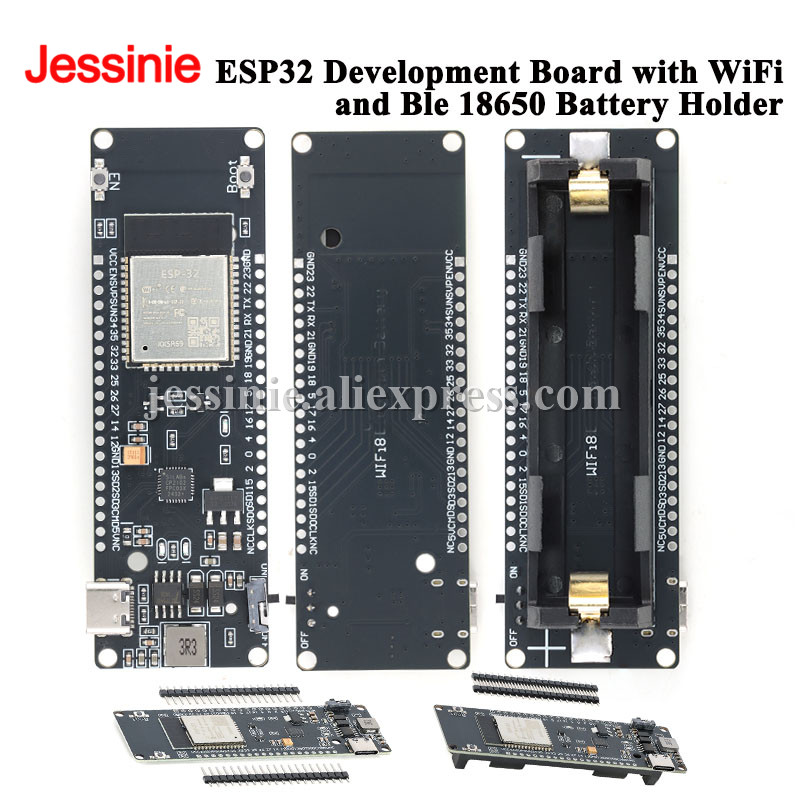 WiFi Ble Bluetooth-Compat 1865 - Esp32 Battery Holder Lipo incelemesi ve fiyatı
