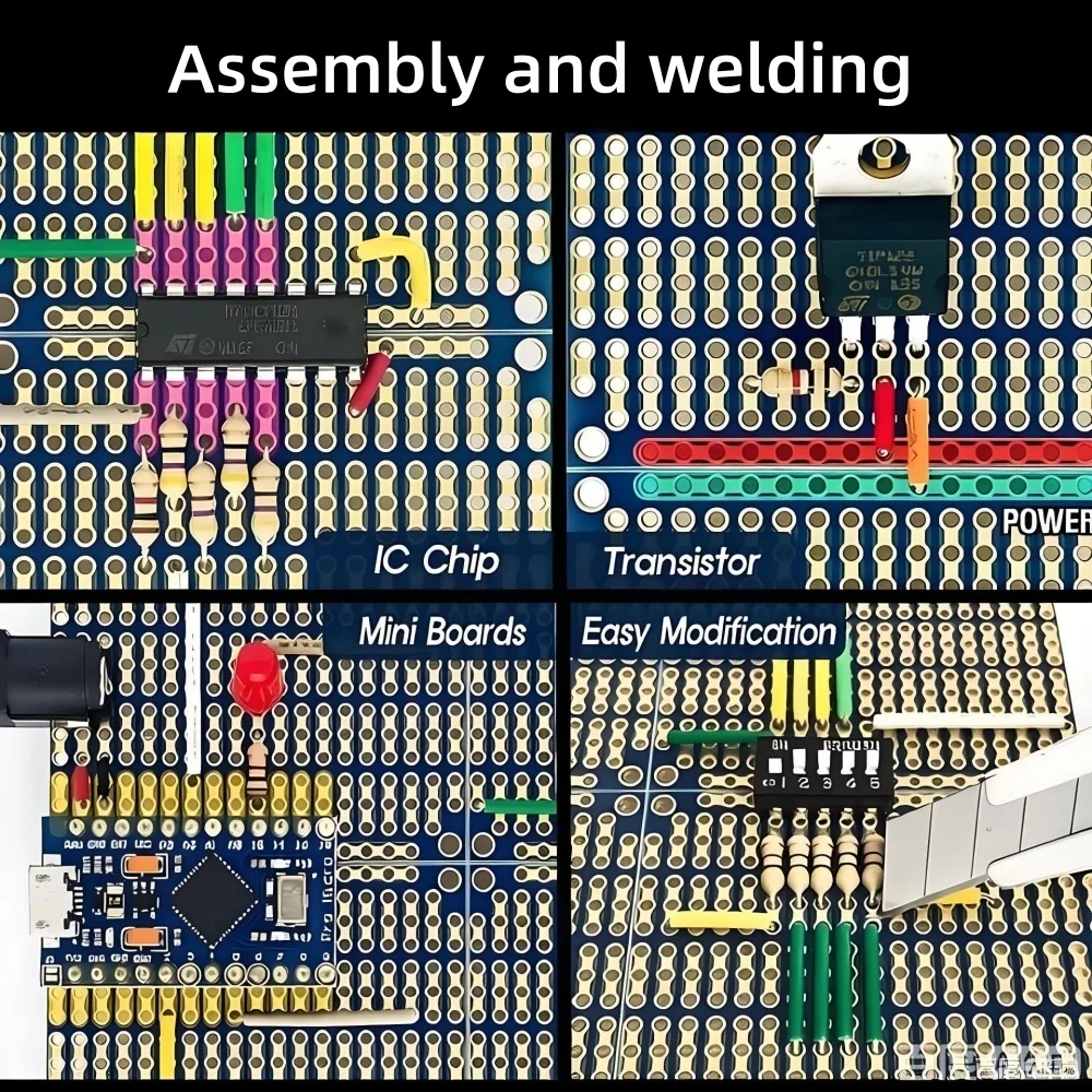 4'ü 1 Arada, Çift Taraflı FR4  - Perfboard incelemesi ve fiyatı