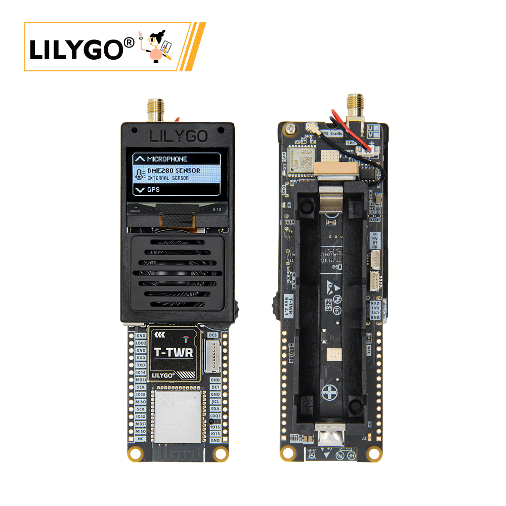 LILYGO® T-TWR REV2.1 ESP32-S3  - Esp32 Battery Holder Lipo incelemesi ve fiyatı