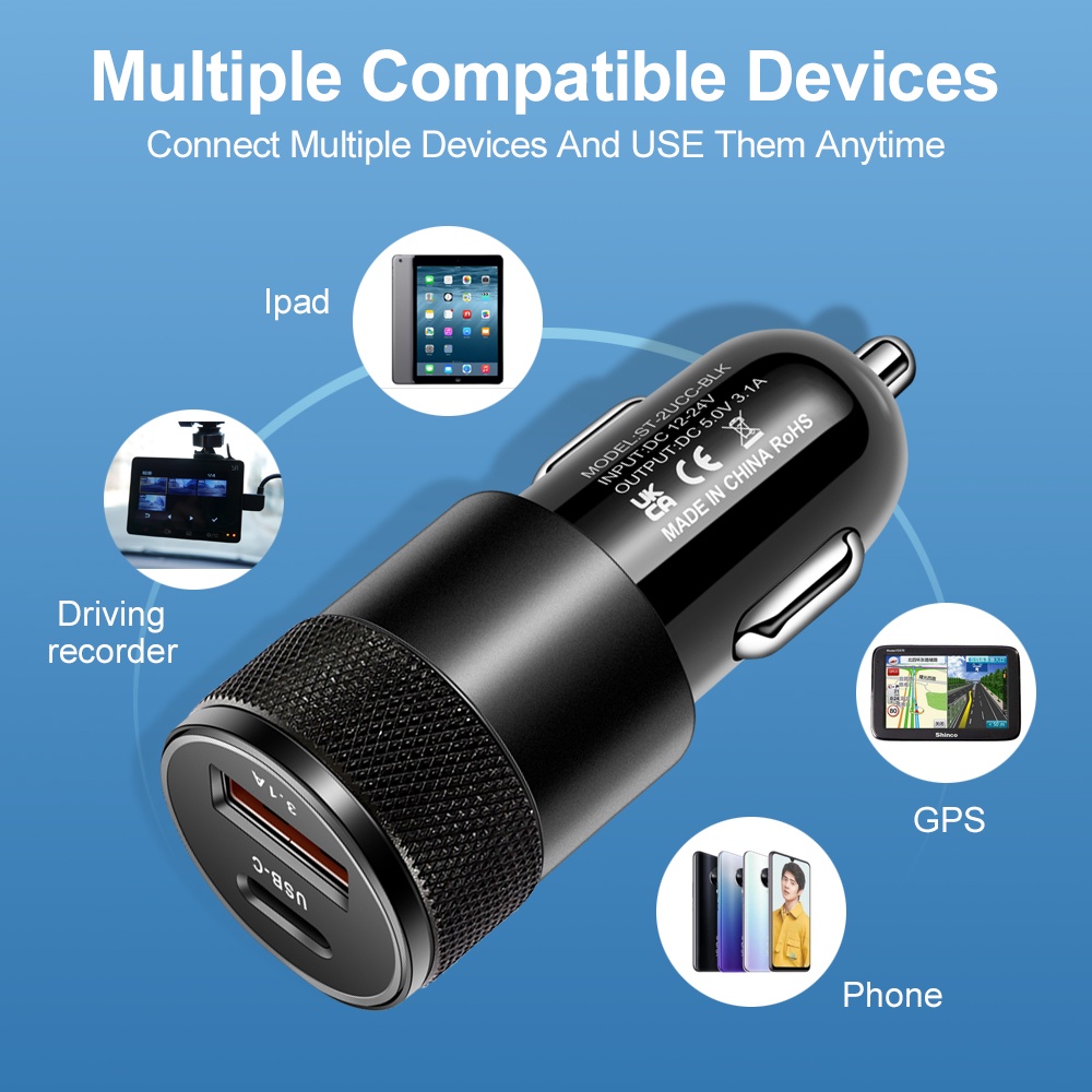 66W USB Araç Şarj Cihazı, Type - Usb C Cable incelemesi ve fiyatı
