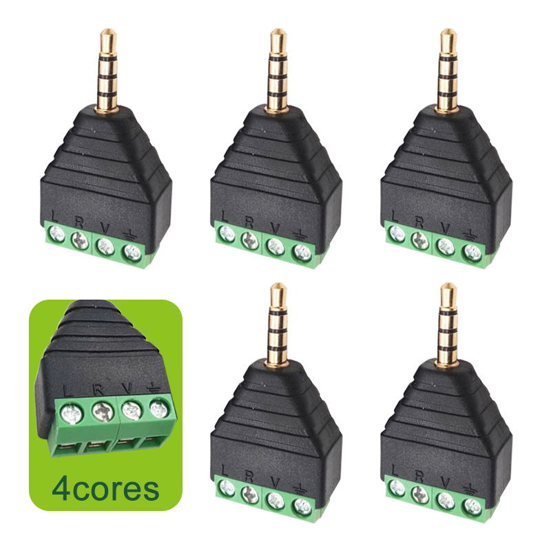 5/20/100 adet 3.5mm Stereo 4 k - Screw Terminal Block incelemesi ve fiyatı
