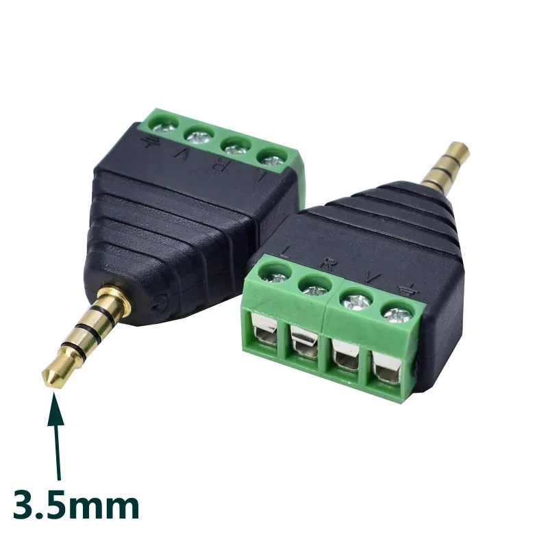 5/20/100 adet 3.5mm Stereo 4 k - Screw Terminal Block incelemesi ve fiyatı