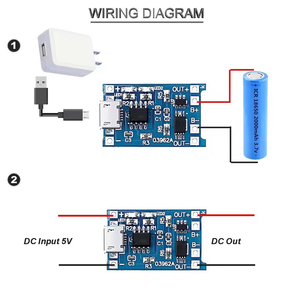 1-20 Adet Tip-C/Mikro/Mini USB - Tp4056 Module incelemesi ve fiyatı