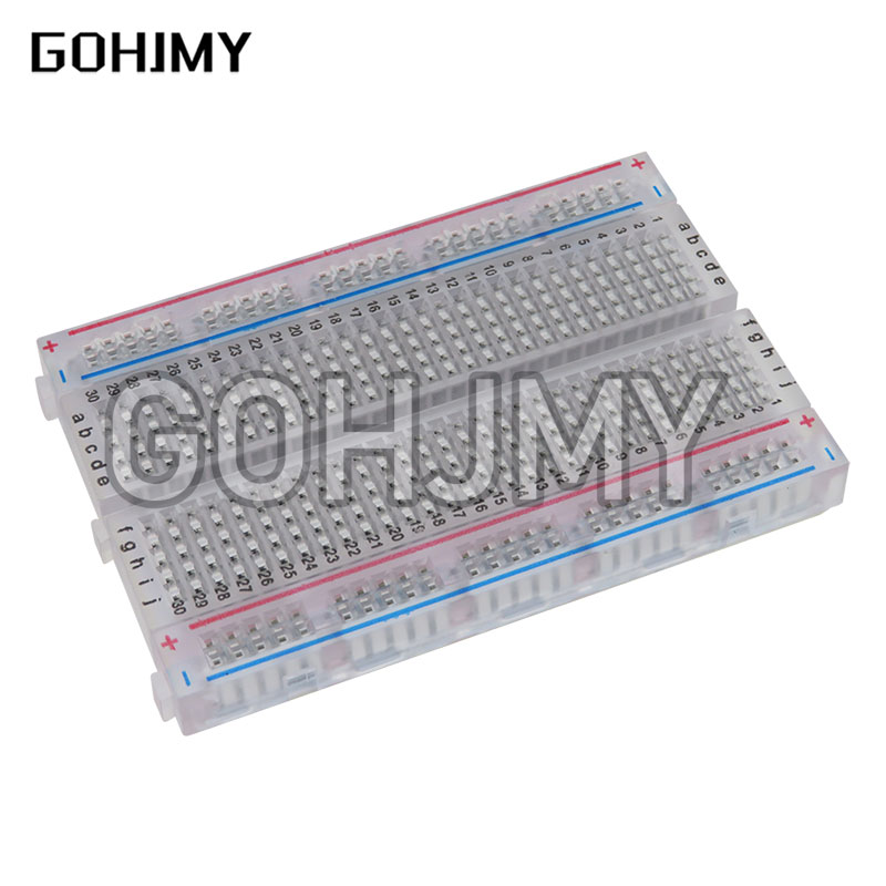 10 adet şeffaf mini ekmek taht - Breadboard 400 Point incelemesi ve fiyatı