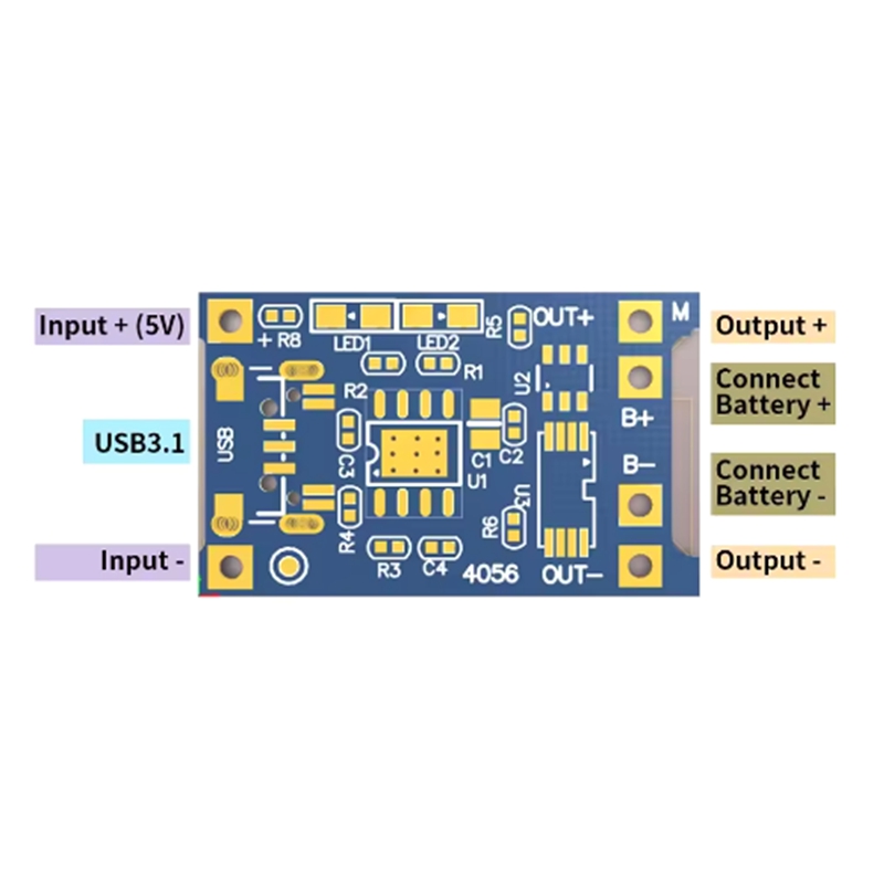 1-100 adet tip-c USB 5V 1A 186 - Tp4056 Module incelemesi ve fiyatı