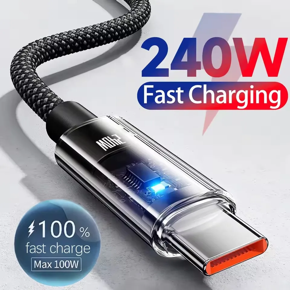 240W Naylon USB Type C Süper H - Usb C Cable incelemesi ve fiyatı